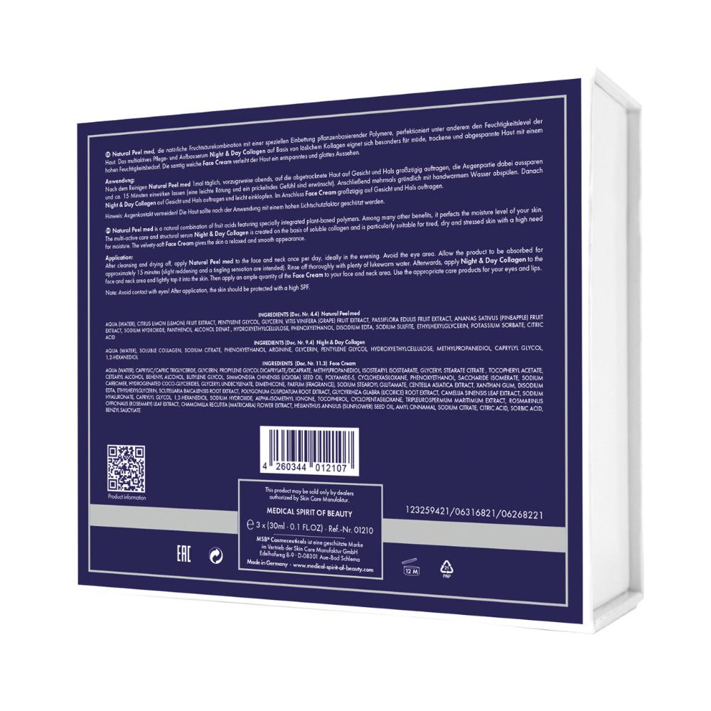 MSB Basic Line Set 1 - Natural Peel med | Night & Day Collagen and Face Cream