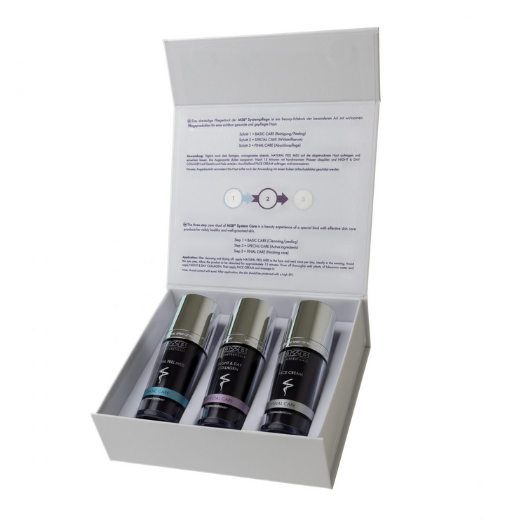 MSB Basic Line Set 1 - Natural Peel med | Night & Day Collagen and Face Cream